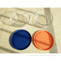 Pyrex Blue Round Storage Lid Cover fits 3.6 & 7 cup Round Dishes 4 Pack PC